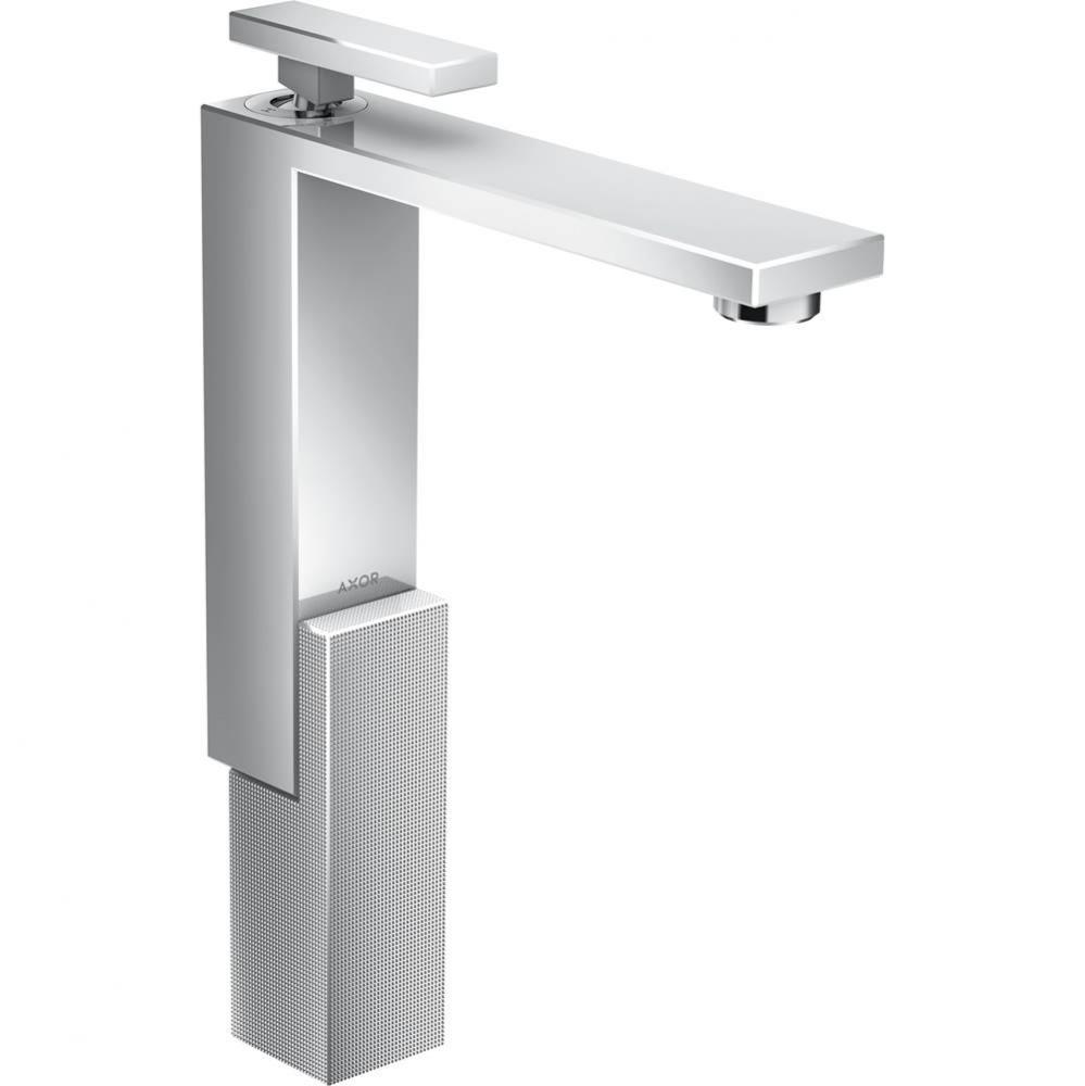 AXOR Edge Single-Hole Faucet 280 - Diamond Cut, 1.2 GPM in Chrome