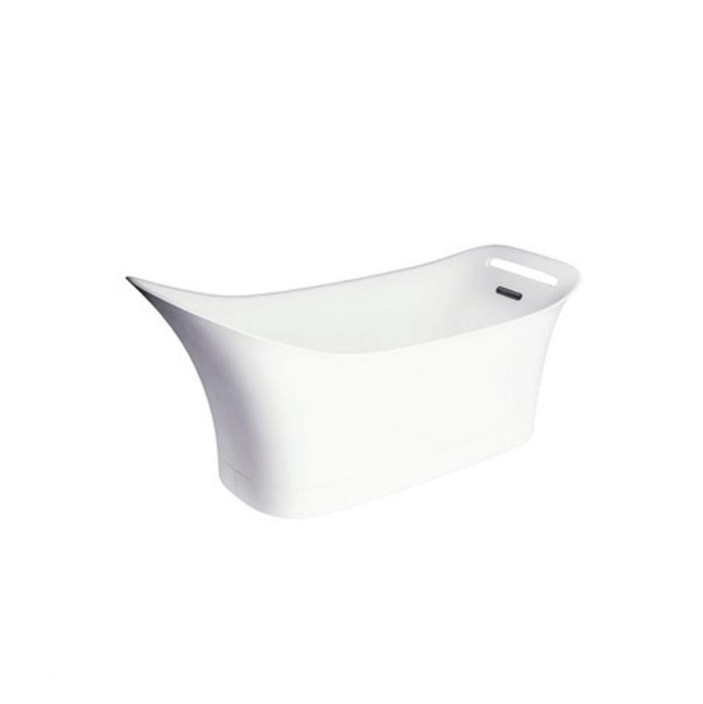 AXOR Urquiola Freestanding Tub in Alpine White