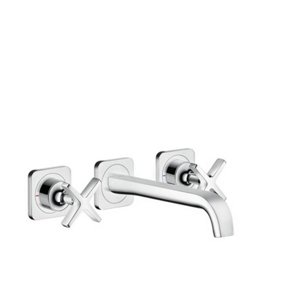 AXOR Citterio E Wall-Mounted Widespread Faucet Trim, 1.2 GPM in Chrome