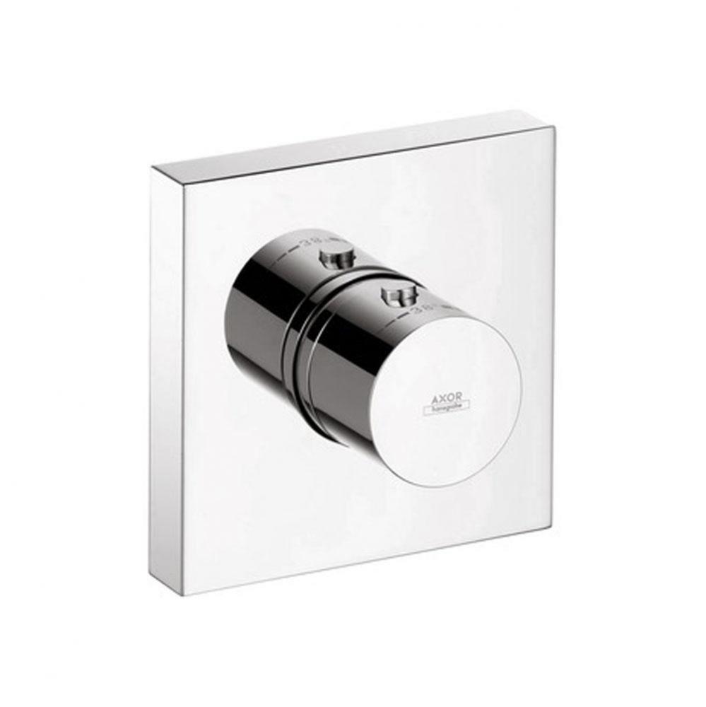 AXOR ShowerSolutions Thermostatic Trim 5'' x 5'' in Chrome