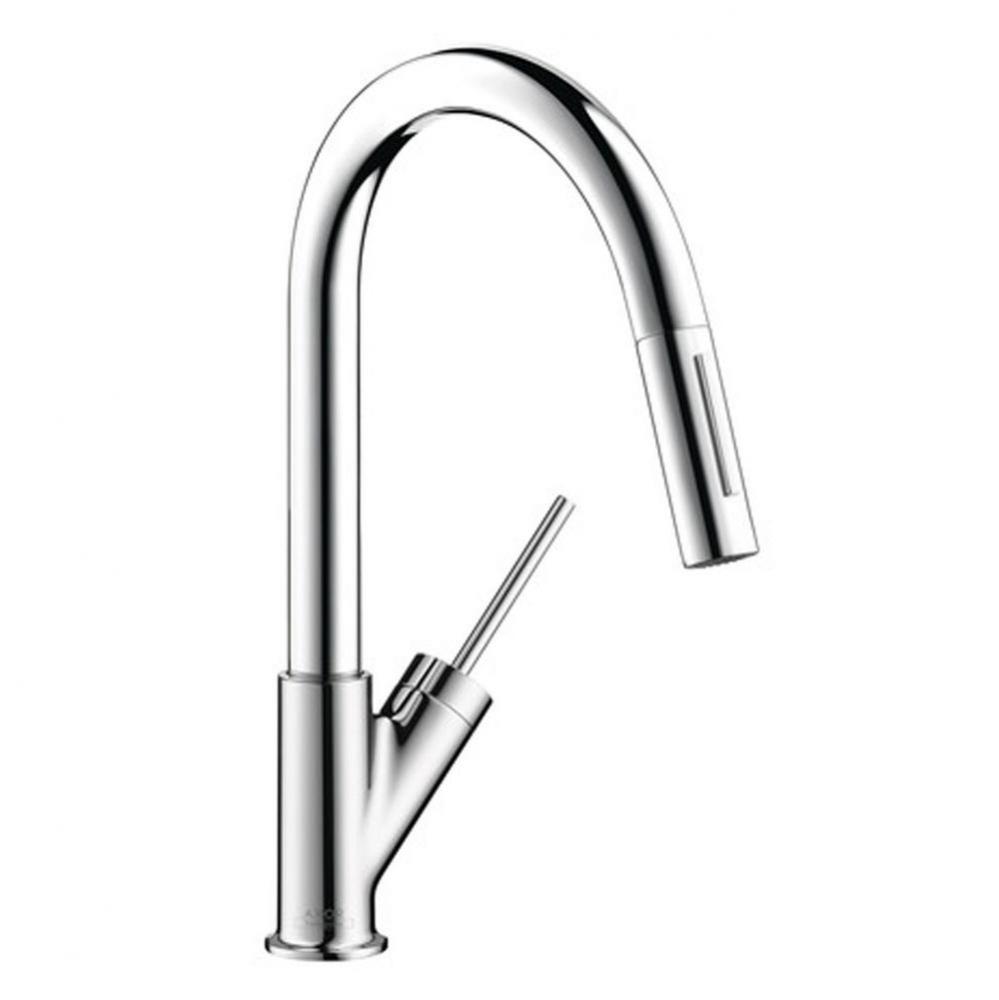 AXOR Starck Prep Kitchen Faucet 2-Spray Pull-Down, 1.75 GPM in Chrome