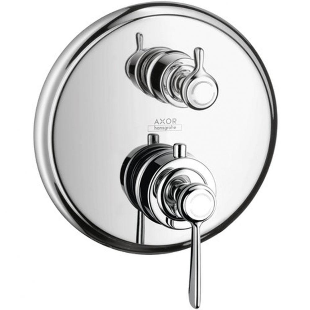 AXOR Montreux Thermostatic Trim with Volume Control and Diverter in Chrome