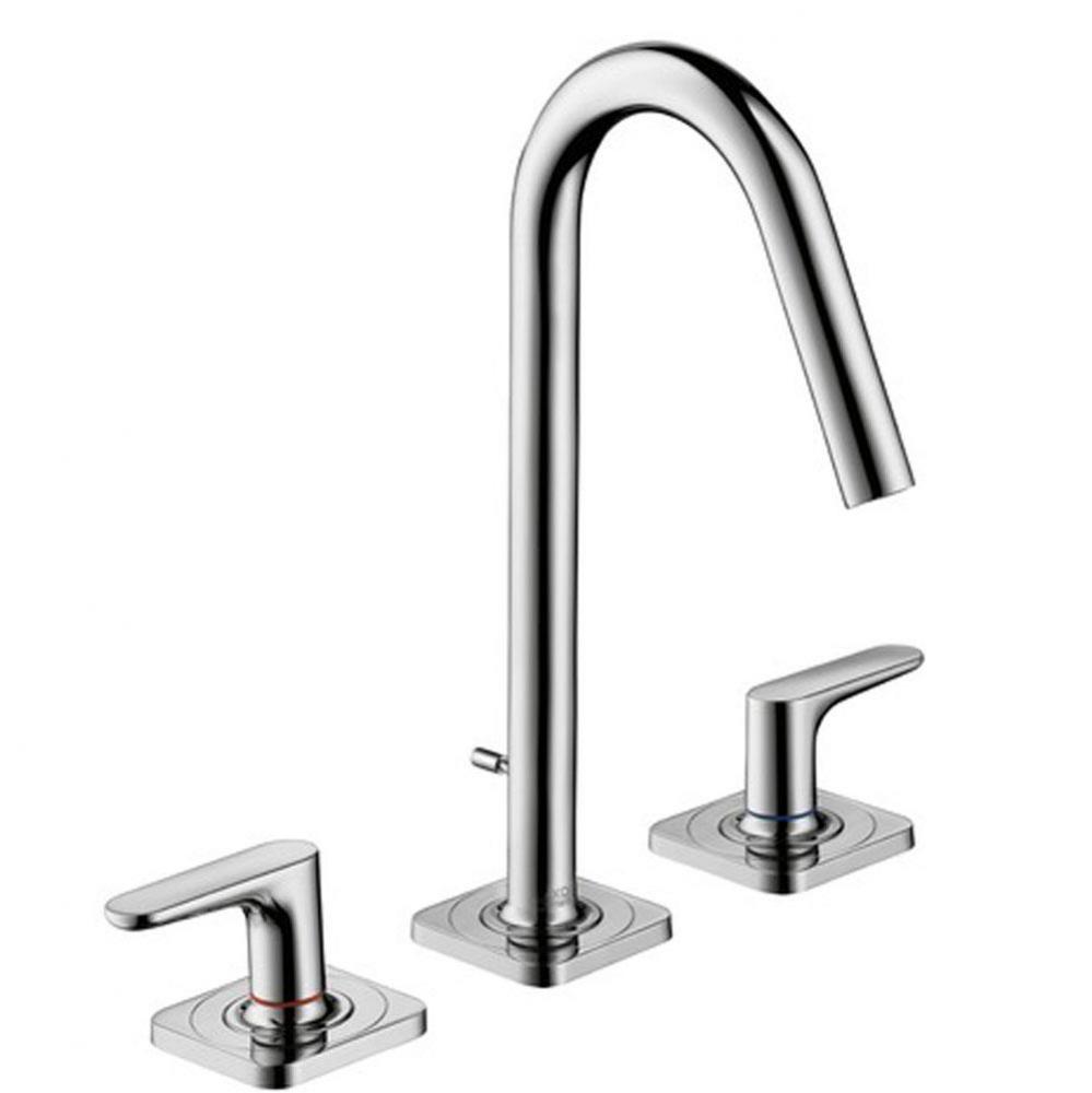 AXOR Citterio M Widespread Faucet 160 with Pop-Up Drain, 1.2 GPM in Chrome