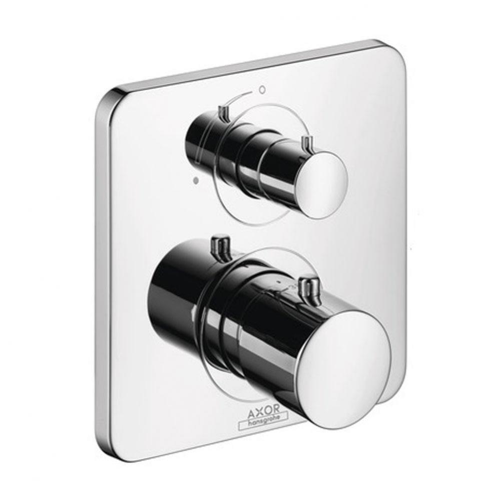 AXOR Citterio M Thermostatic Trim with Volume Control in Chrome