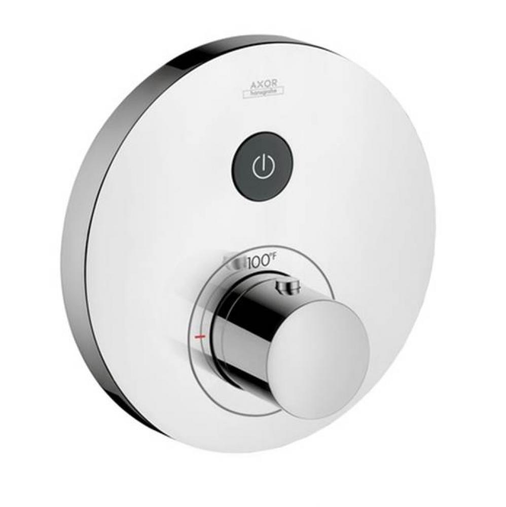 AXOR ShowerSelect Thermostatic Trim Round for 1 Function in Chrome