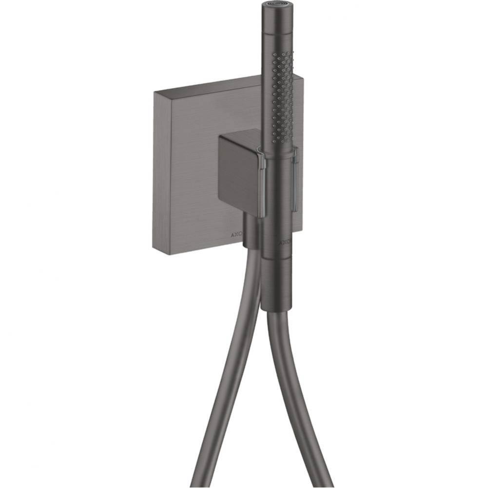 AXOR ShowerSolutions Handshower Holder with Outlet 5'' x 5'' with Handshower,