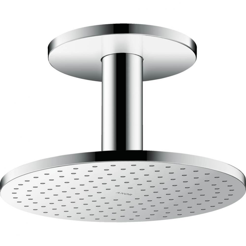 AXOR ShowerSolutions Showerhead 250 2-Jet Ceiling Connection, 1.75 GPM in Chrome