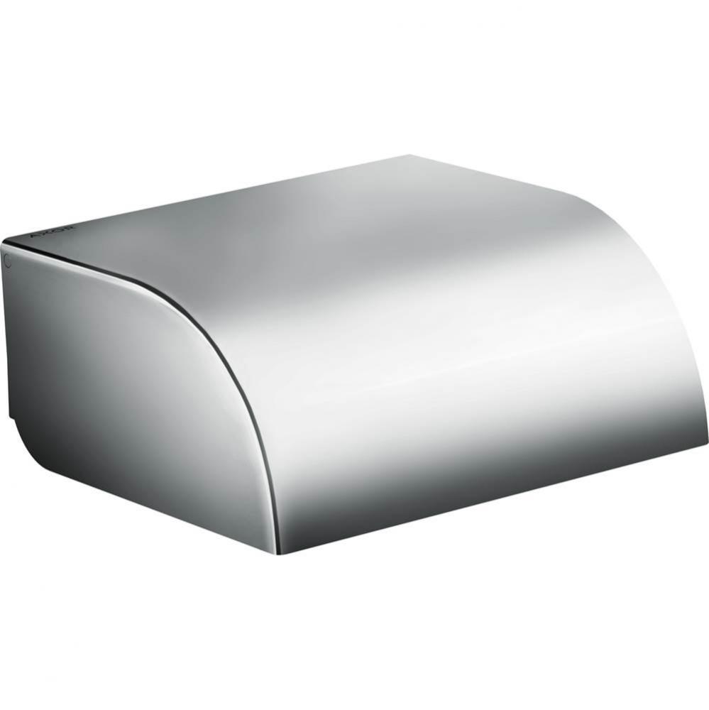 AXOR Universal Circular Roll Holder with Cover in Chrome