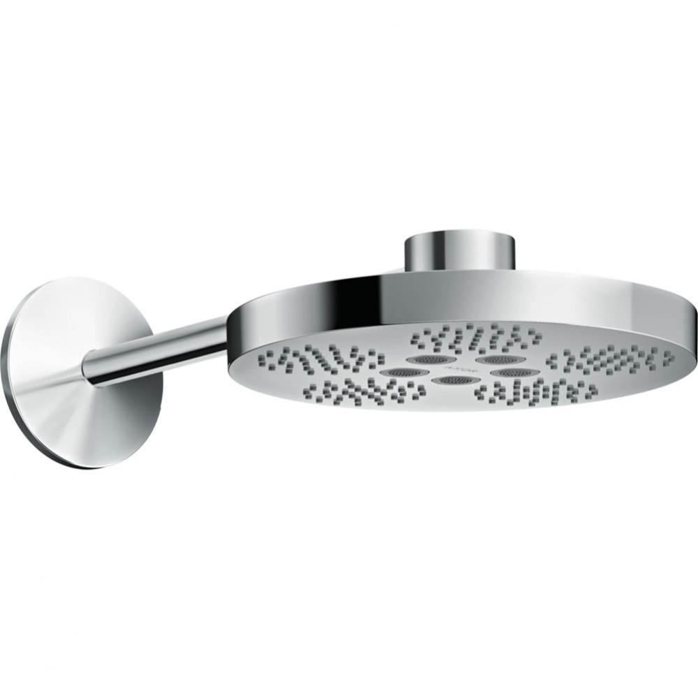 AXOR ONE Showerhead 280 2-Jet with Showerarm Trim, 2.5 GPM in Chrome