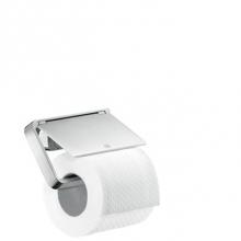 Axor 42836000 - AXOR Universal SoftSquare Toilet Paper Holder with Cover in Chrome