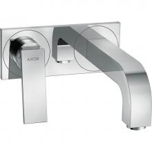 Axor 39119001 - AXOR Citterio Wall-Mounted Single-Handle Faucet Trim with Base Plate, 1.2 GPM in Chrome