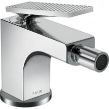 Axor 39201001 - AXOR Citterio Single-Hole Bidet Faucet with Pop-Up Drain- Rhombic Cut, 1.5 GPM in Chrome