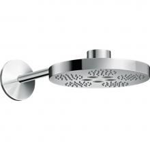 Axor 48481001 - AXOR ONE Showerhead 280 2-Jet with Showerarm Trim, 2.5 GPM in Chrome