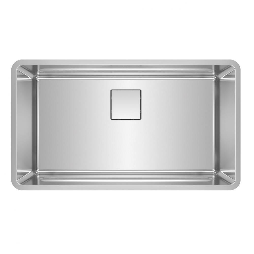 Pescara 32.5-in. x 18.5-in. 18 Gauge Stainless Steel Undermount Single Bowl Kitchen Sink - PTX110-