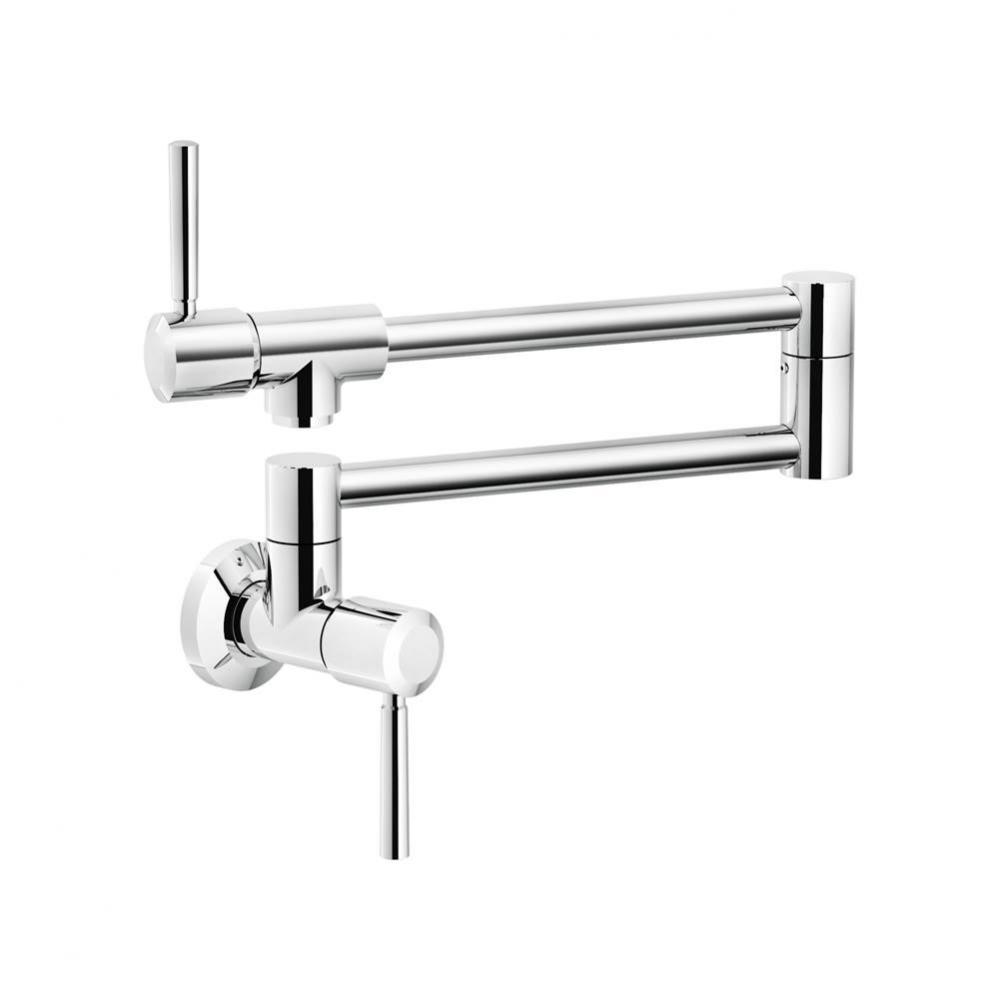 Absinthe Pot Filler Wall Mount Chrome