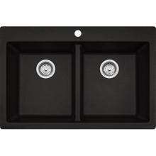 Franke DIG62D91-ONY - Primodrop In Dbl Onyx