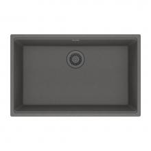 Franke MAG11028-SHG - Franke Maris Undermount 30-in x 19-in Fragranite Single Bowl Kitchen Sink in Stone Grey