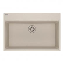Franke MAG61029-CHA - Franke Maris Dual Mount 31-in x 20.88-in Fragranite Single Bowl Kitchen Sink in Champagne