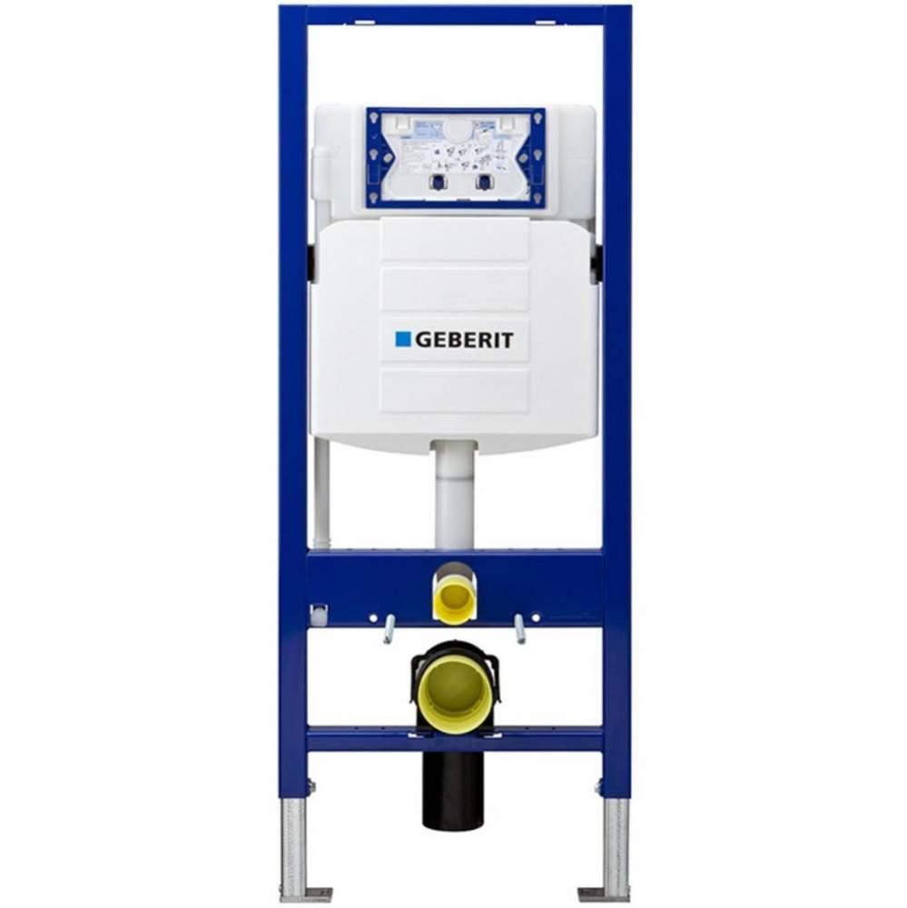 Geberit Duofix element for wall-hung WC, 120 cm, with Sigma concealed cistern 12 cm, 4.8 / 3 liter