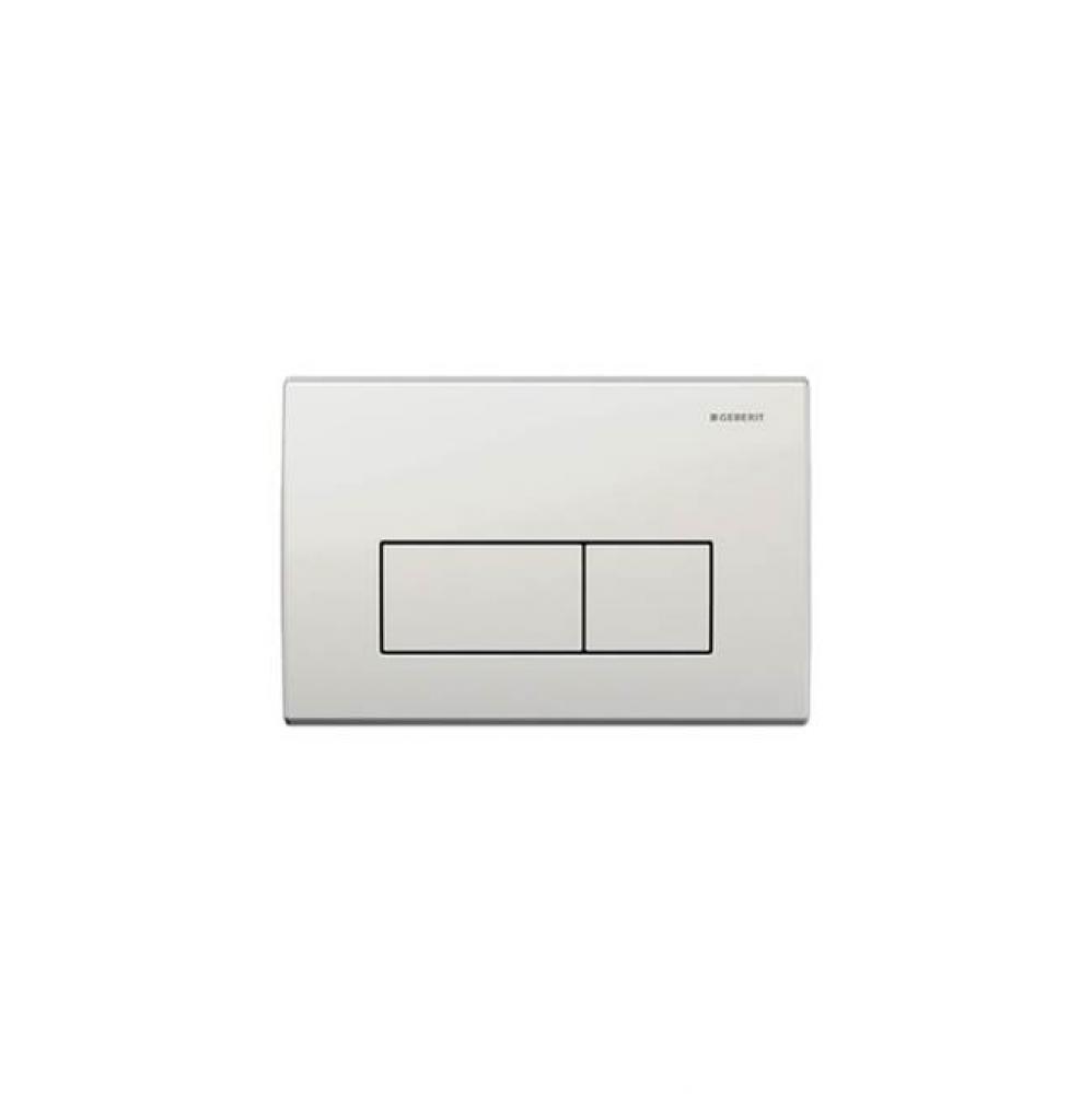Geberit Kappa50 actuator plate for dual flush: white