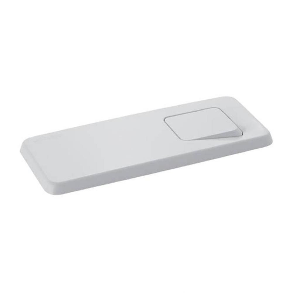 Geberit Topline actuator plate for stop-and-go flush: white