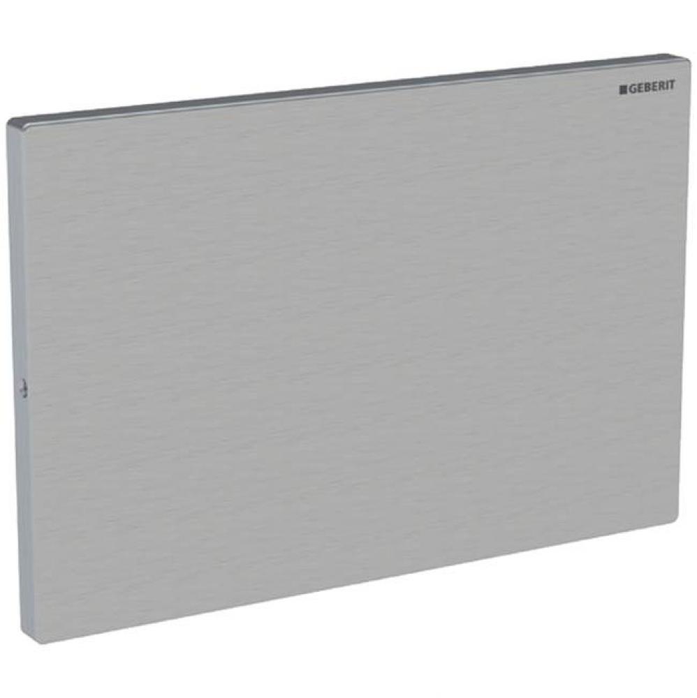 Geberit Sigma cover plate, screwable: brushed, easy-to-clean coated