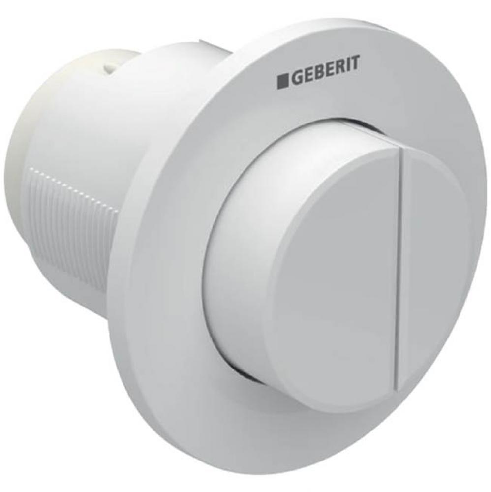 Geberit Type 01 remote flush actuation, pneumatic, round, for dual flush, concealed actuator, prot