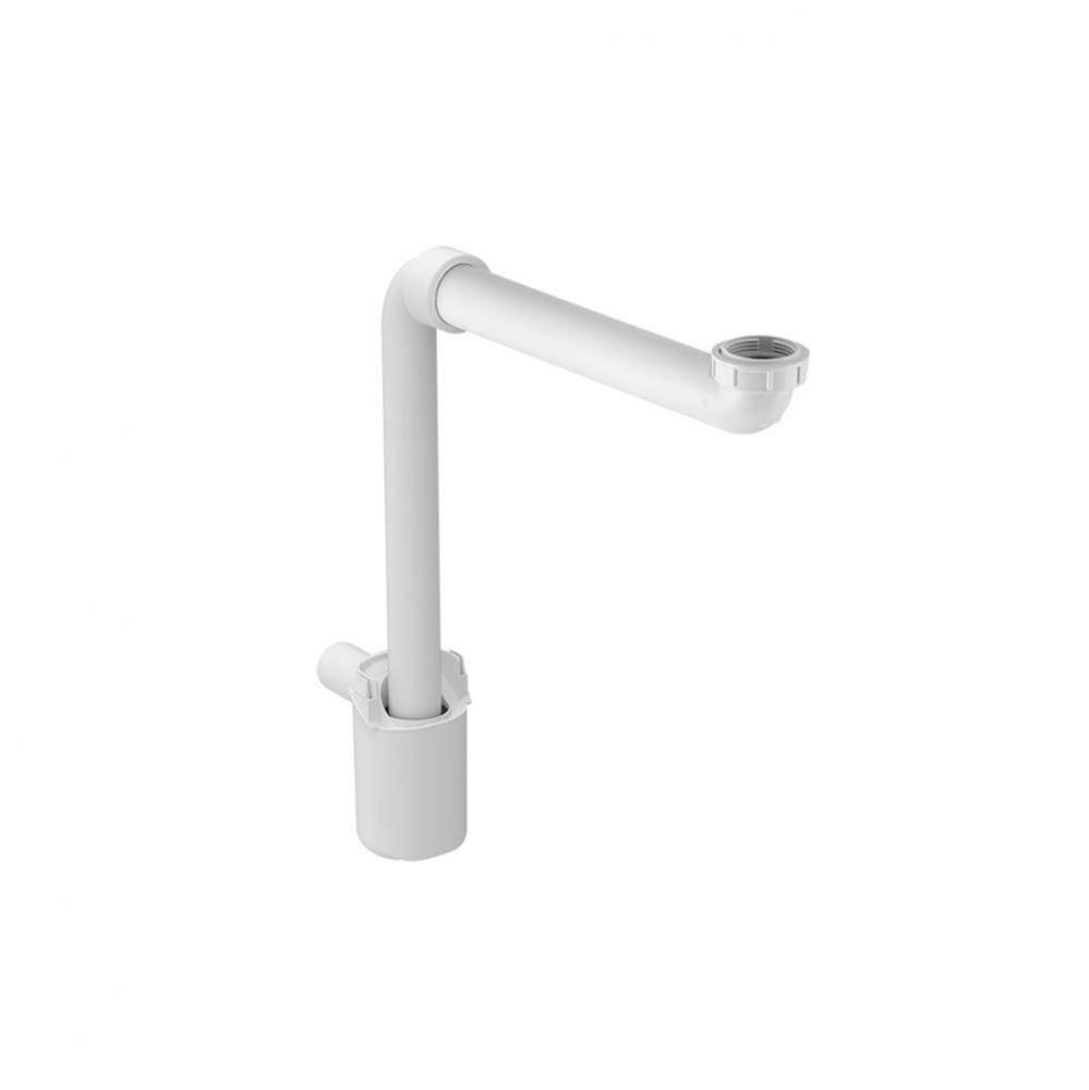 Geberit dip tube trap for washbasin, space-saving model, horizontal outlet: D.40mm, G.1 1/4'&