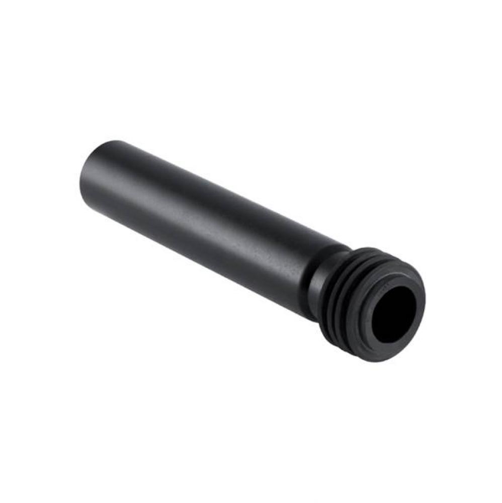 Geberit flush bend extension with sleeve: black