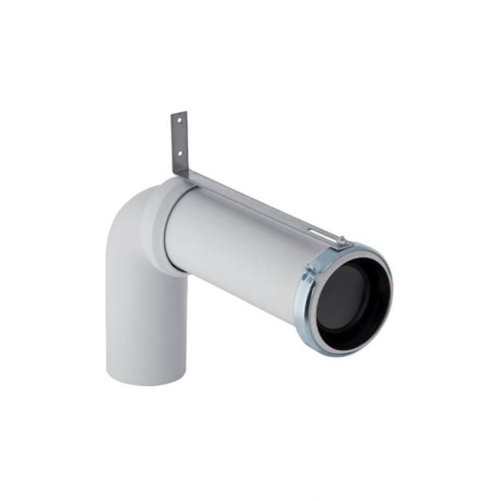 Geberit connection bend 90-degree set with extension: D.110mm