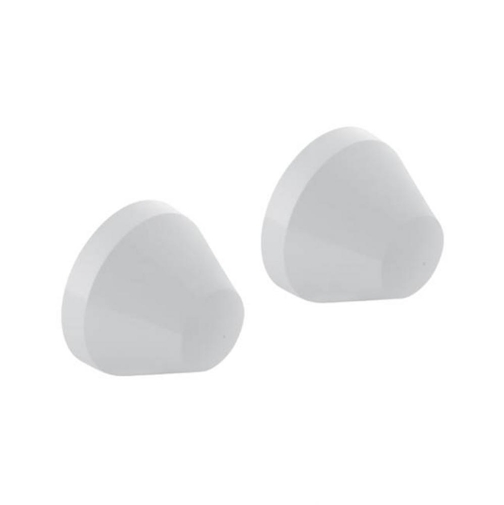 Geberit set of cover caps (2 pc.): chrom / matt