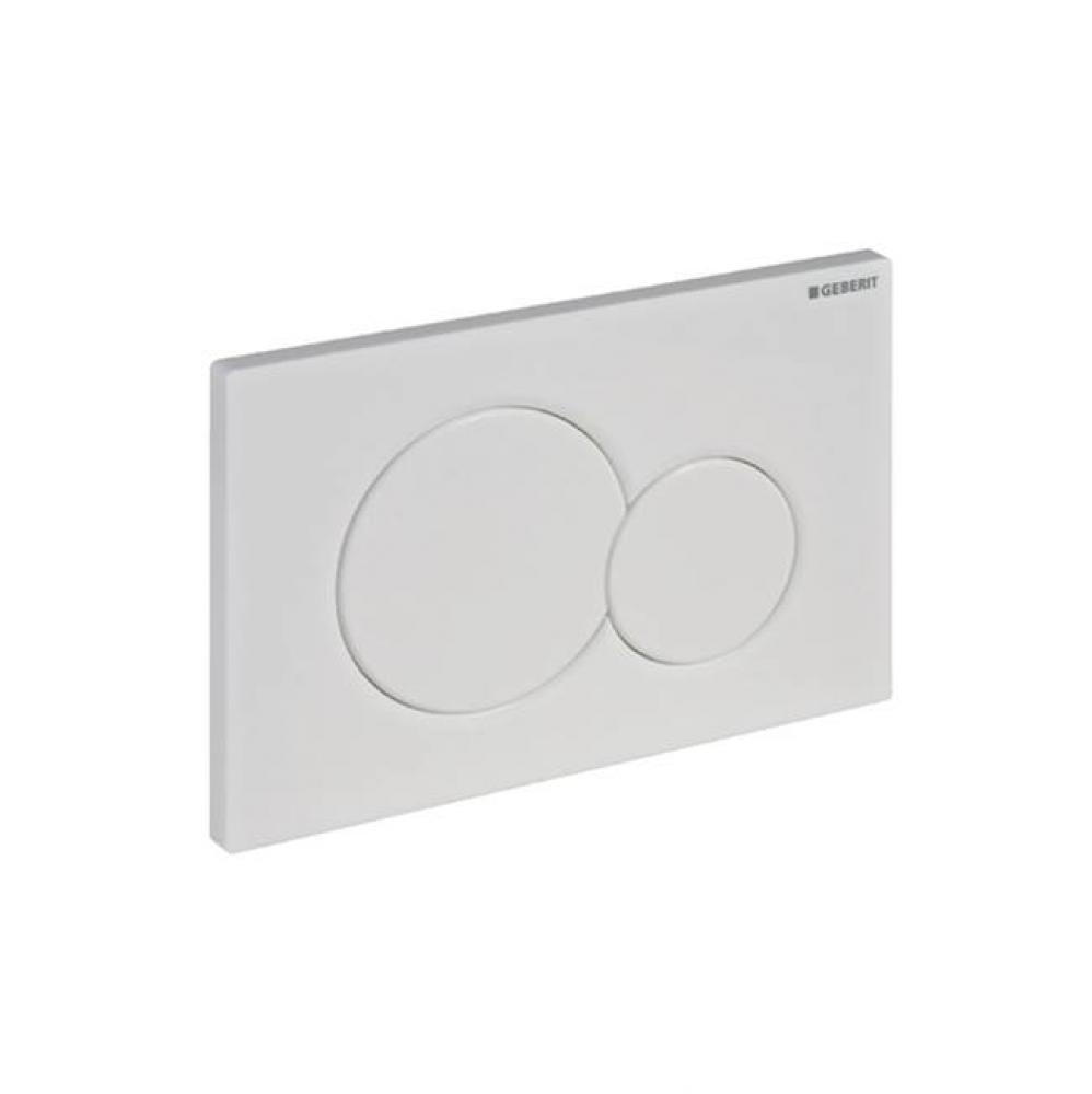 Geberit showroom actuator plate Sigma01, dual flush: bright chrome-plated