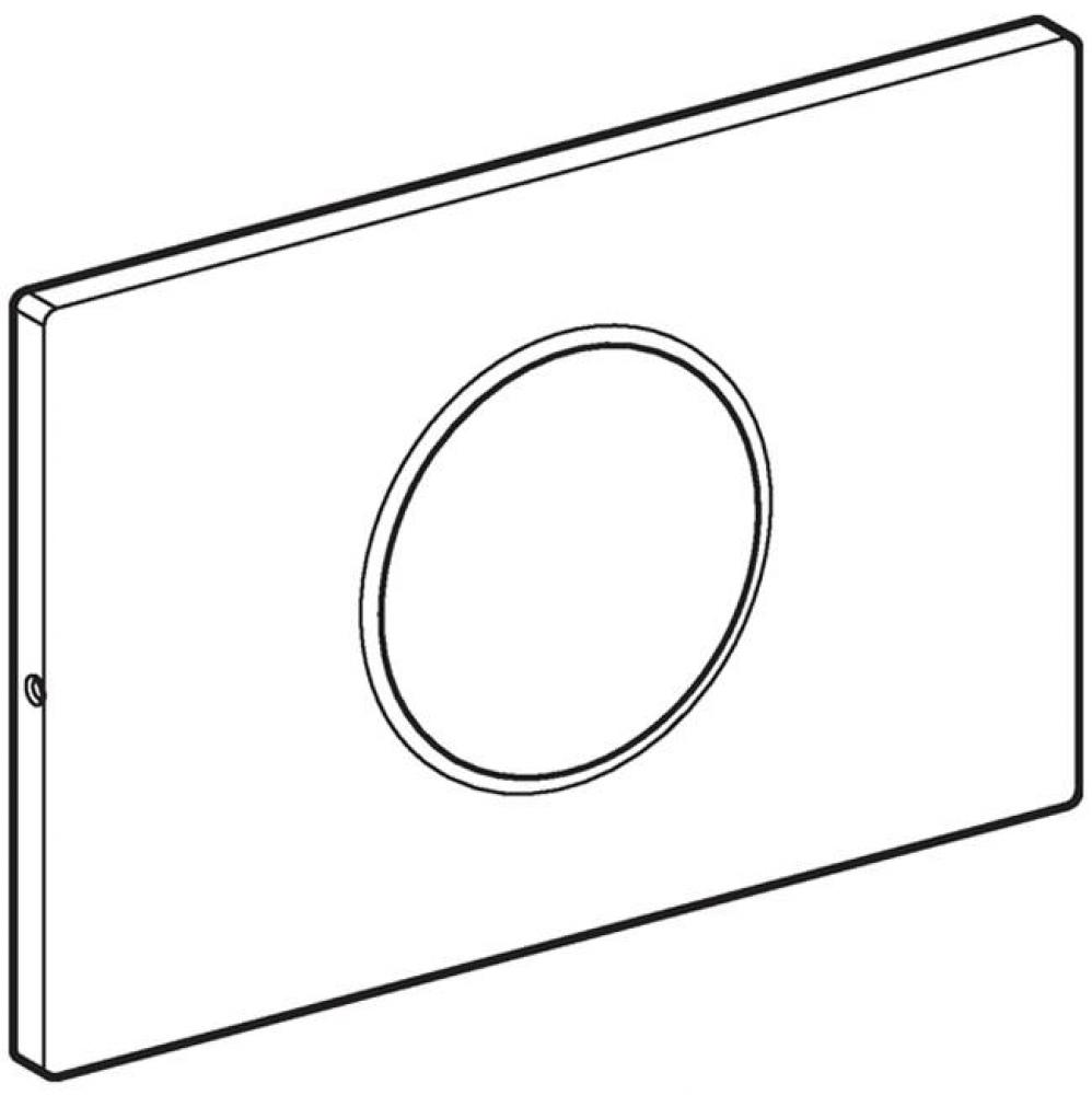 Geberit Sigma10 actuator plate for WC control with electronic flush actuation, round, screwable: P