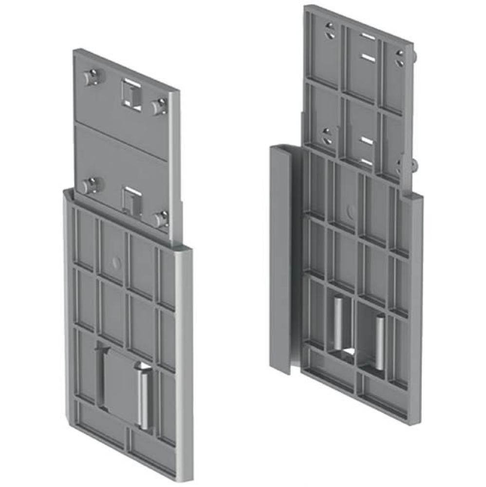 Extension set side cladding for Geberit Monolith sanitary module for WC and bidet (2 pc.): mid-gre