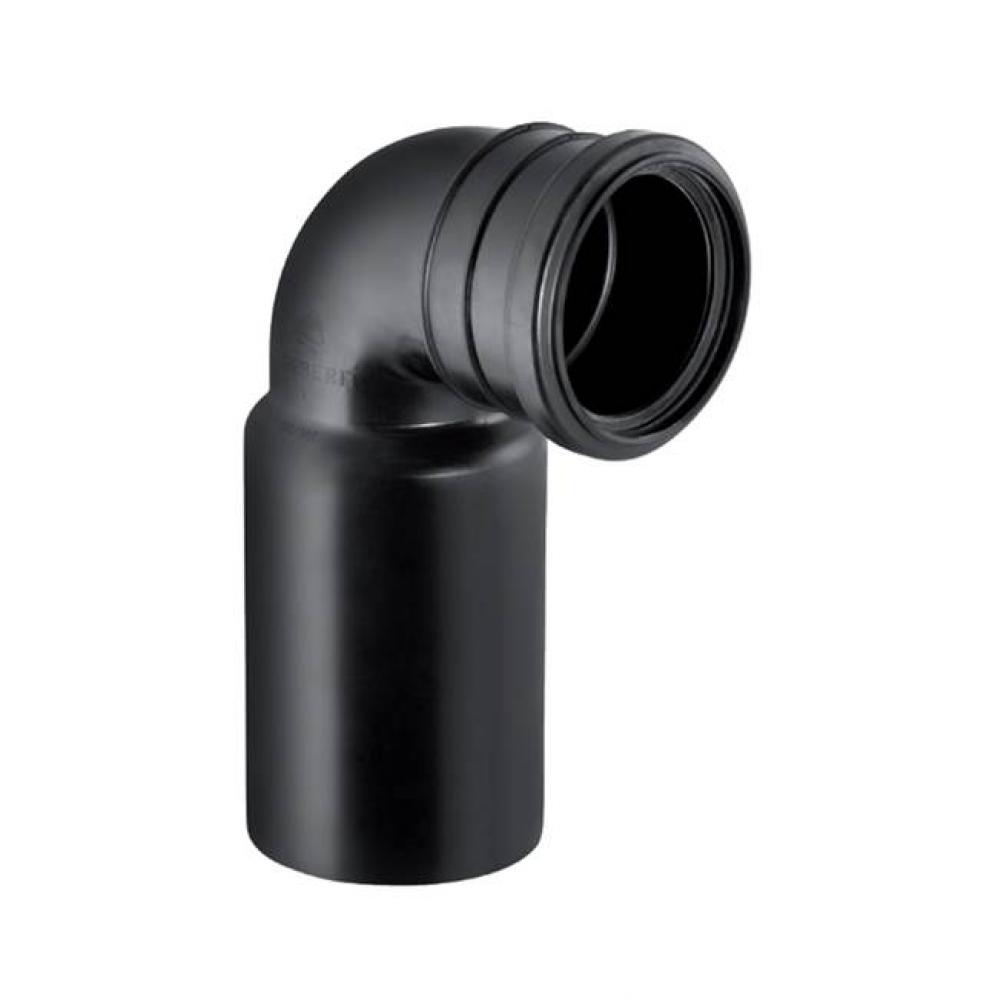 Geberit PE connection bend 90-degree for wall-hung WC: D.90mm, d1=90mm