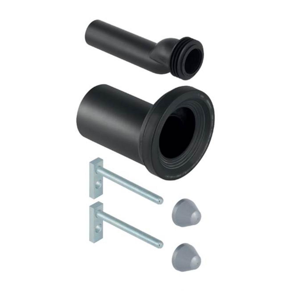 Geberit connection set for wall-hung WC, with fastening material, stepped: D.90mm, d1=45mm