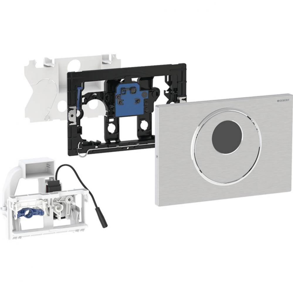 Geberit electronic WC flush control, mains operation, for Sigma concealed cistern 8 cm, with Sigma