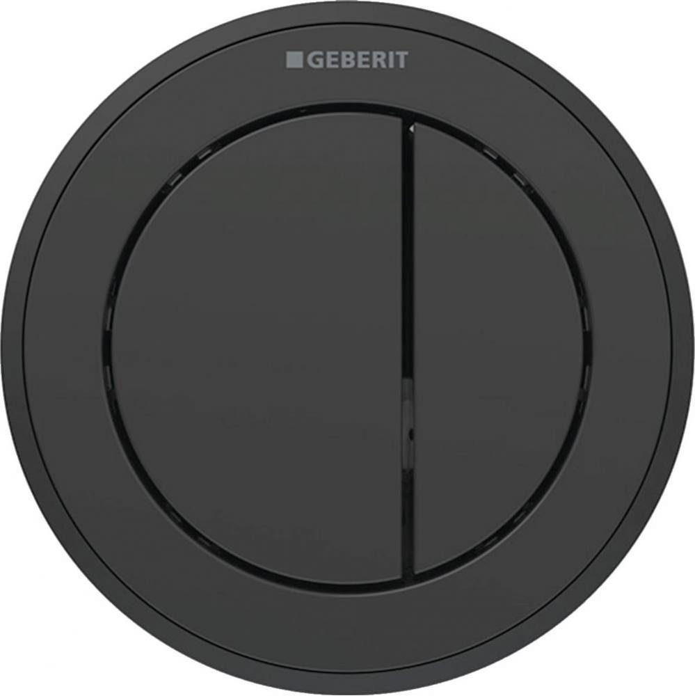 Geberit Type 10 remote flush actuation, pneumatic, round, for dual flush, furniture actuator: Coll