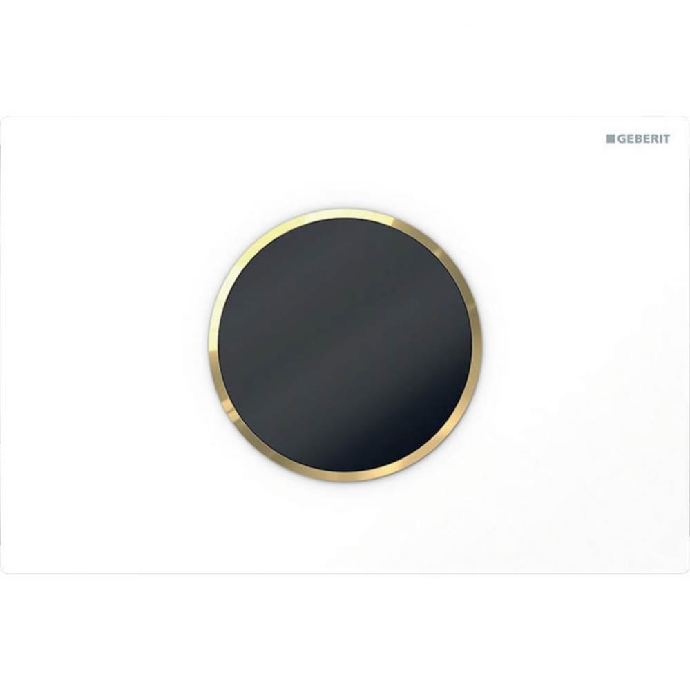 Geberit electronic WC flush control, battery operation, for Sigma concealed cistern 12 cm, with Si