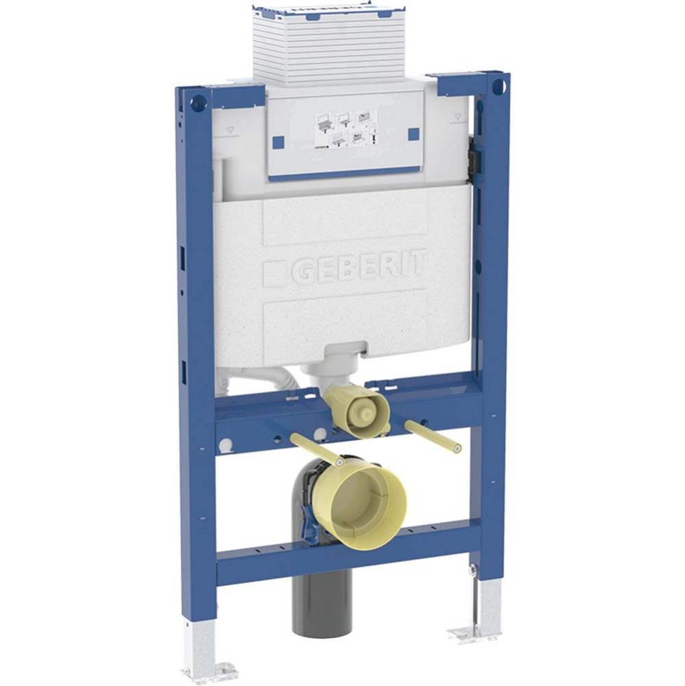 Geberit Duofix element for wall-hung WC, 82 cm, with Omega concealed cistern 12 cm