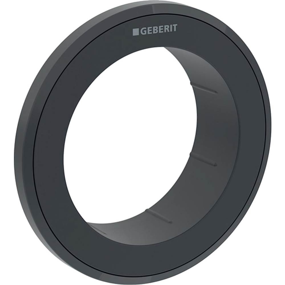 Geberit collar for Type 10 remote flush actuator, round, furniture actuator: black / matt