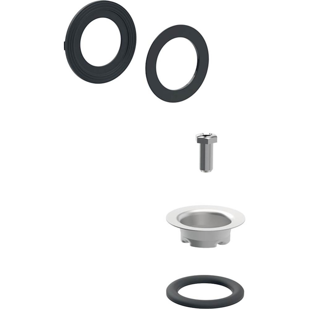 Geberit Befestigungsmaterial für Badewannenablauf mit Druckbetätigung PushControl, d52,