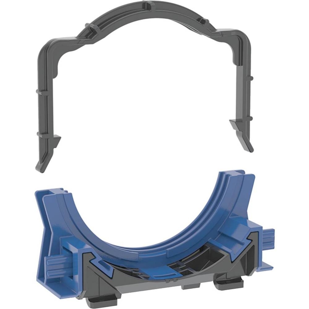 Geberit pipe bracket for connection bend for WC, fastening distance 49 / 77 mm, with toolless dept