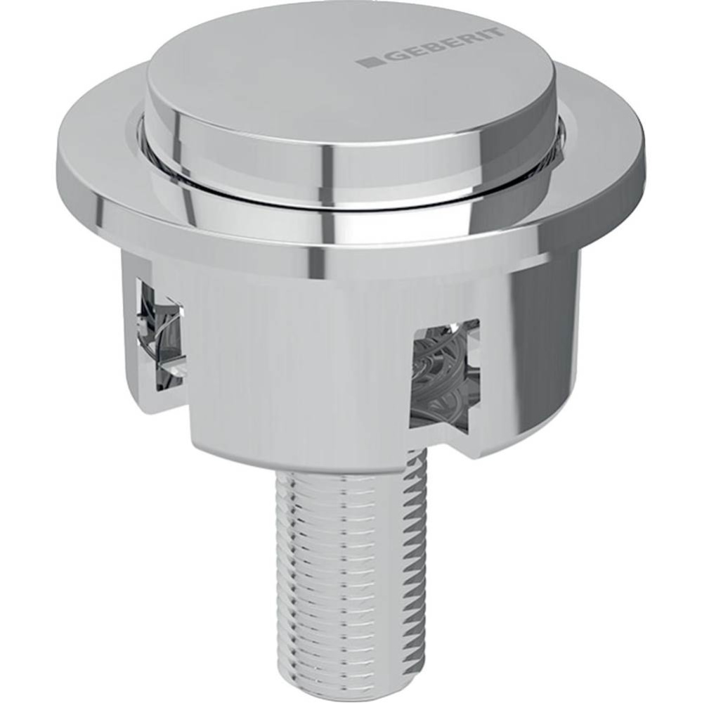Geberit actuator for flush valve type 290: Model=Single flush, chrom / glossy