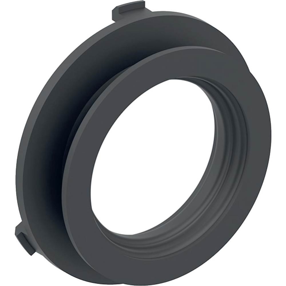 Geberit section seal for bathtub drain with push actuation PushControl: black