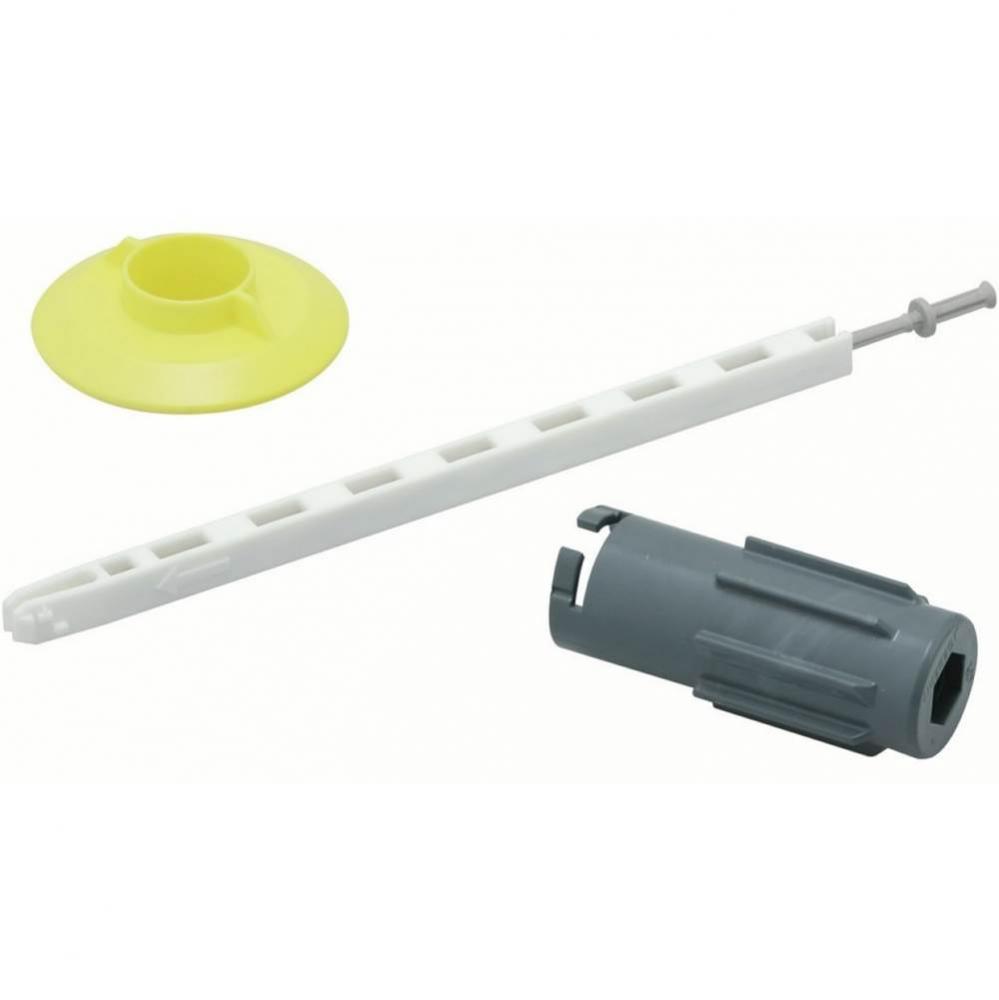 Geberit installation set for bathtub drain with push actuation PushControl, US