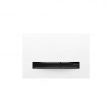 Geberit 115.671.11.2 - Geberit Sigma50 actuator plate for dual flush, square, metal colour black chrome: Base plate and b