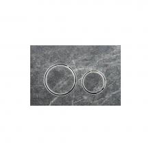 Geberit 115.761.00.7 - Geberit actuator plate Sigma21 for dual flush, metal colour chrome-plated: chrome-plated, dark roc