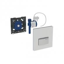 Geberit 116.016.00.5 - Geberit urinal flush control with pneumatic flush actuation, Type 50 actuator plate, square: custo