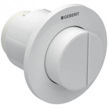 Geberit 116.044.11.1 - Geberit Type 01 remote flush actuation, pneumatic, round, for dual flush, concealed actuator, prot